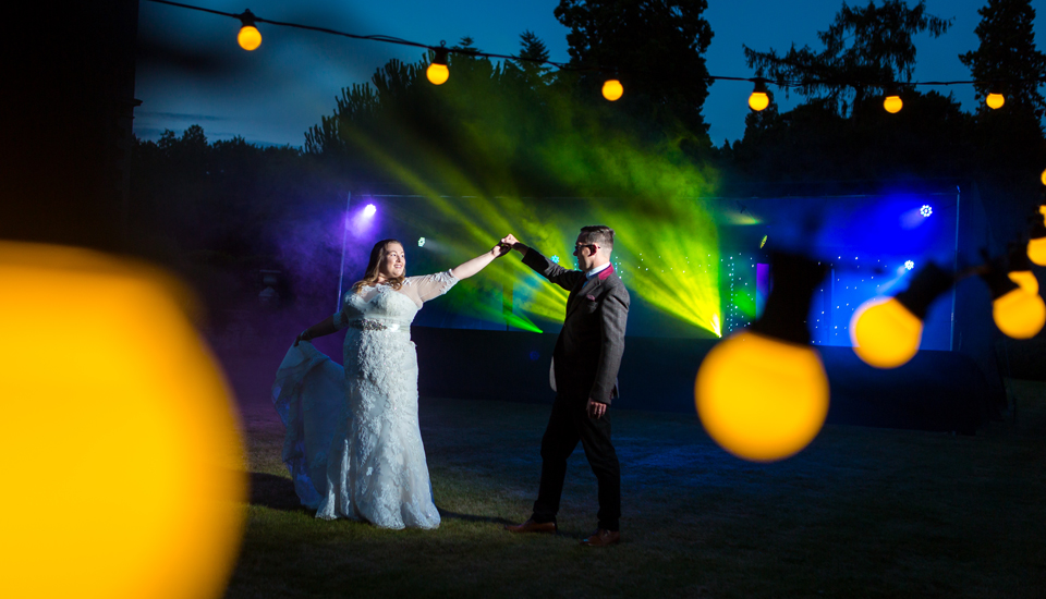 A garden wedding